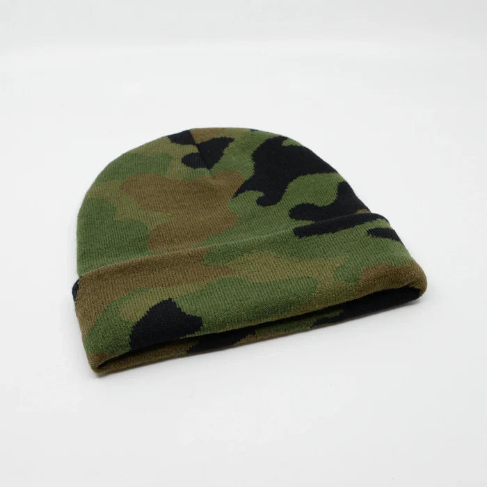 b001 24 cuffed recycled polyester knitted beanie